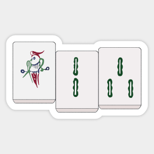 Chi Mahjong Sticker